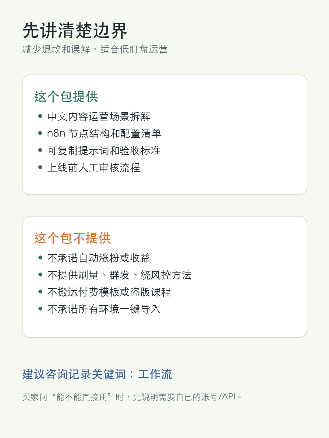AI 工作流模板边界说明